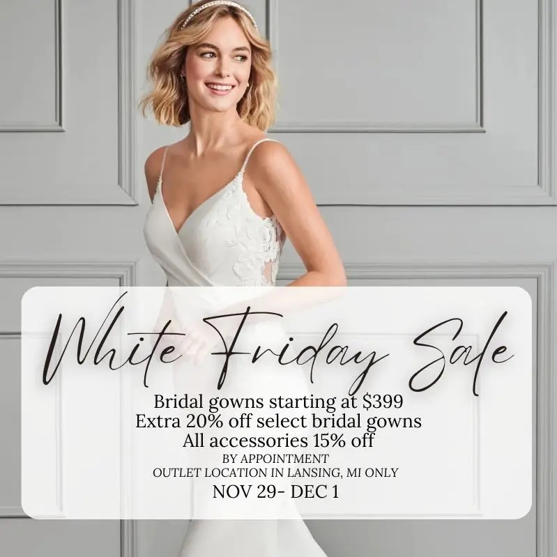 Annual &quot;WHITE&quot; Friday Wedding Dress Sale