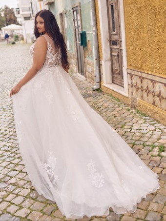 Maggie Sottero LINDSEY 23MN651A01 #2 Ivory/Silver/Blush thumbnail