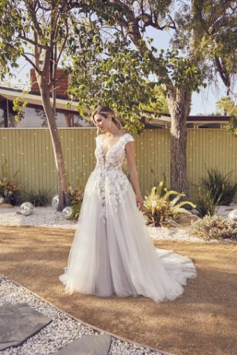 Casablanca Bridal BL398 #0 default Ivory/Nude/Silver thumbnail