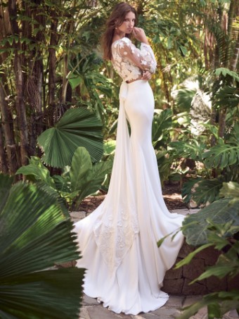 Maggie Sottero ARIANA 24MW248A01 #3 Ivory (gown with Natural Illusion) thumbnail