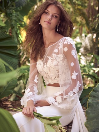 Maggie Sottero ARIANA 24MW248A01 #0 default Ivory (gown with Natural Illusion) thumbnail