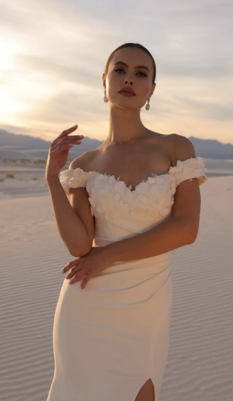 Jimme Huang Alessia HG-10151 #2 Ivory thumbnail