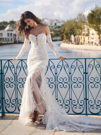 Sottero and Midgley KENSINGTON 23SC672A01 #0 default Ivory over Soft Nude (gown with Natural Illusion) thumbnail