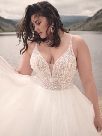 Sottero and Midgley Royce 23SS056A01 #1 Ivory Silver Accent thumbnail