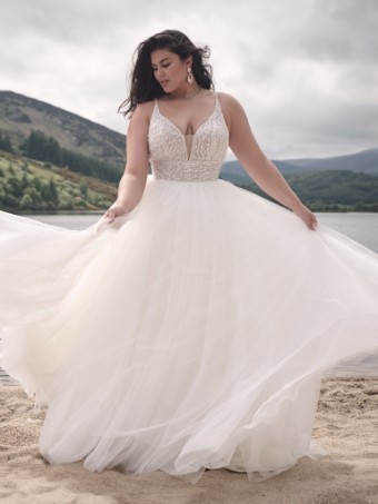 Sottero and Midgley Royce 23SS056A01 #0 default Ivory Silver Accent thumbnail
