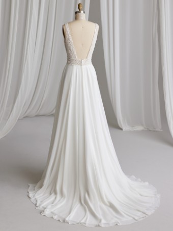Maggie Sottero MAURELLE 23MS650A01 #5 Ivory (gown with Natural Illusion) thumbnail