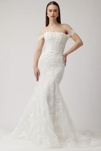 Jimme Huang Daphne BG-101079 #0 default Ivory thumbnail