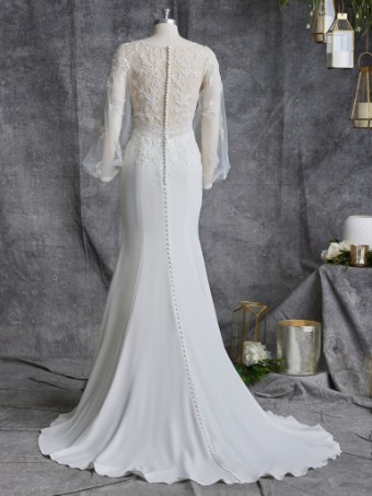 Maggie Sottero Tatum 23RN045A01 #3 All Ivory (gown with Ivory Illusion) thumbnail