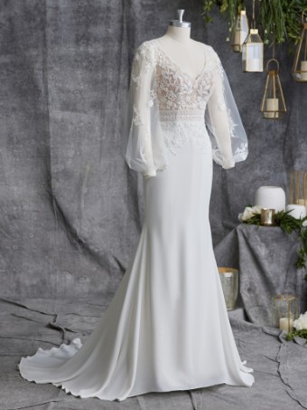 Maggie Sottero Tatum 23RN045A01 #2 All Ivory (gown with Ivory Illusion) thumbnail