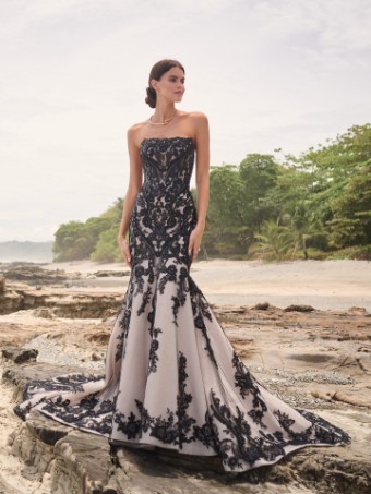 Sottero and Midgley NORVINIA LANE 24SZ236A01 #1 Ivory Over nude thumbnail