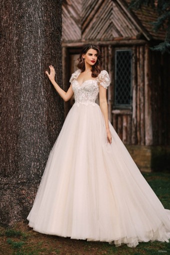 Allure Bridals D367 Snow White #0 default Champagne/Nude/Ivory thumbnail