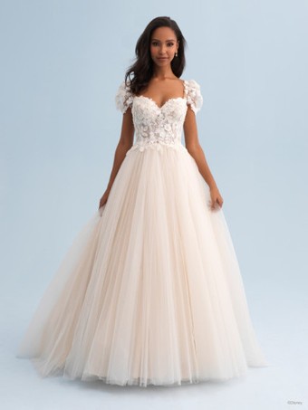 Allure Bridals D367 Snow White #4 Champagne/Nude/Ivory thumbnail
