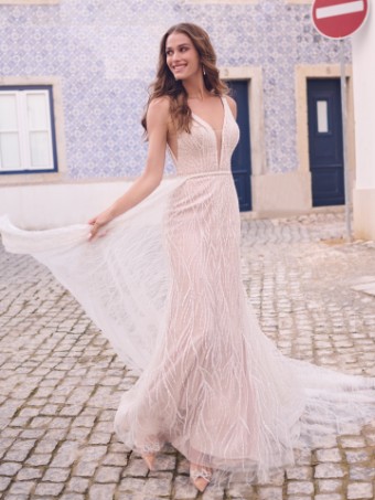 Maggie Sottero JORDAN 23MB660A01 #0 default All Ivory (gown with Ivory Illusion) thumbnail