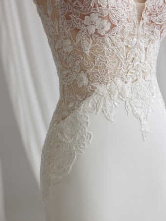 Maggie Sottero IDABELLE 23RK674A01 #3 Ivory (gown with Natural Illusion) thumbnail