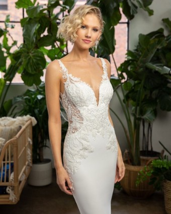 Casablanca Bridal BL333 Lexi #2 default Ivory/Nude/Silver thumbnail