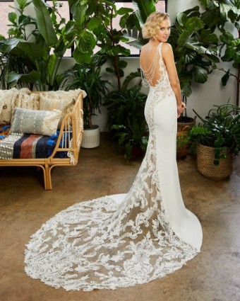 Casablanca Bridal BL333 Lexi #1 Ivory/Nude/Silver thumbnail