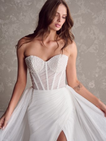 Maggie Sottero CHO 24MB243A01 #1 Ivory (gown with Natural Illusion) thumbnail
