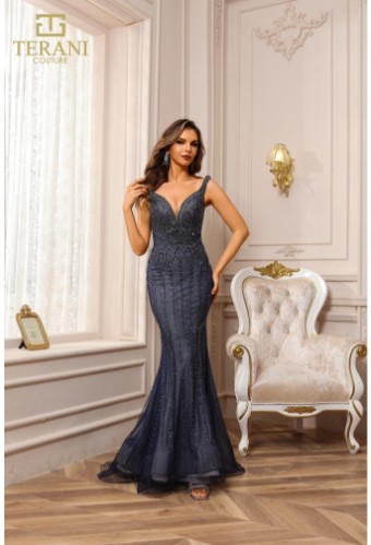 Terani Couture 251GL4196 #0 default Navy thumbnail