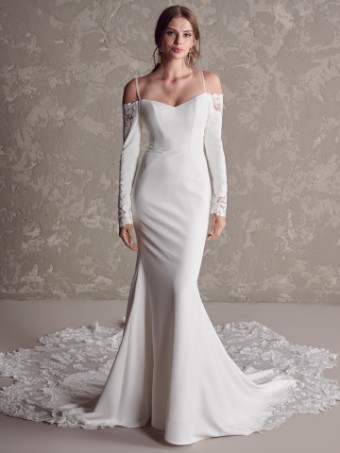 Maggie Sottero TYRA 24MK217A01 #0 default Ivory (gown with Natural Illusion) thumbnail