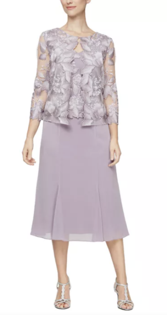 Alex Evenings 81122421 #0 default Navy Smokey Orchid thumbnail