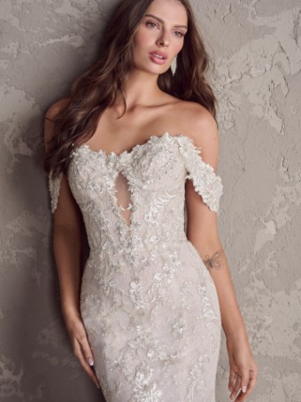 Sottero and Midgley XAVIER 24SC228A01 #1 All Ivory (gown with Ivory Illusion) thumbnail