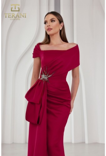 Terani Couture 242M3338 #2 Wine thumbnail