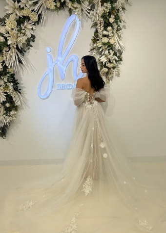 Jimme Huang Michelle HG-10168 #3 Ivory thumbnail