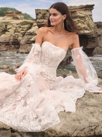 Sottero and Midgley CONNOR 24SC166A02 #1 All Ivory (gown with Ivory Illusion) thumbnail
