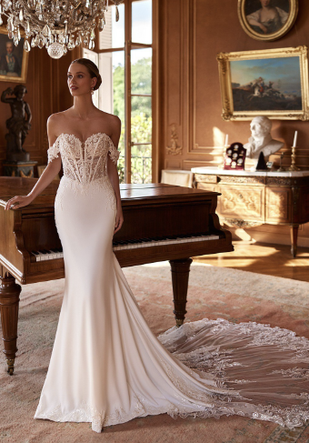 Moonlight Bridal H1606 #0 default Ivory/Rose thumbnail