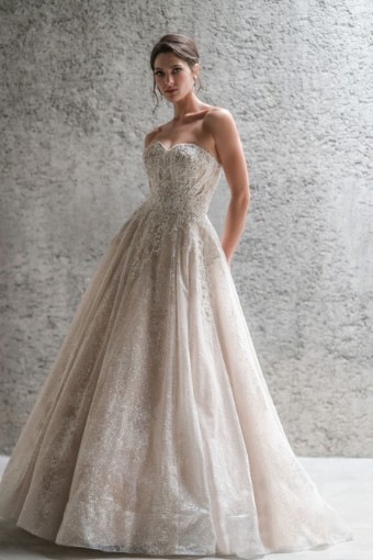 Allure Bridals C689 #0 default Mocha/Champagne/Ivory/Nude thumbnail