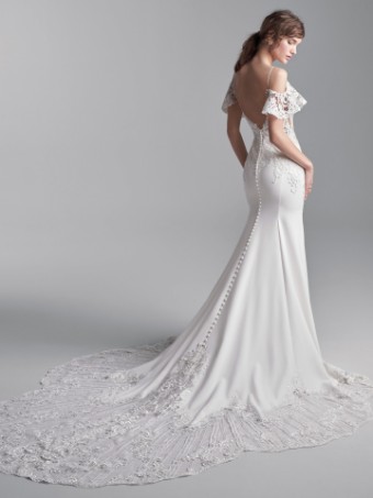 Sottero and Midgley Bracken 20SS655 #1 Ivory (gown with Nude Illusion) thumbnail