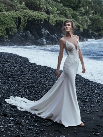 Sottero and Midgley Bracken 20SS655 #2 default Ivory (gown with Nude Illusion) thumbnail