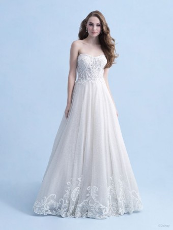 Allure Bridals D293 Cinderella #0 default Desert/Champagne/Ivory/Nude thumbnail