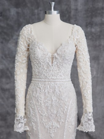Maggie Sottero Veronique 23MK133A02 #2 Ivory Over nude thumbnail