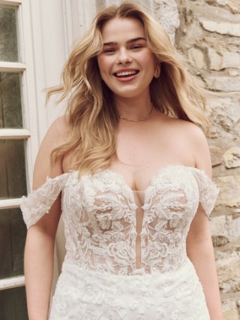 Maggie Sottero TEGAN 25RK291A01 #1 All Ivory (gown with Ivory Illusion) thumbnail