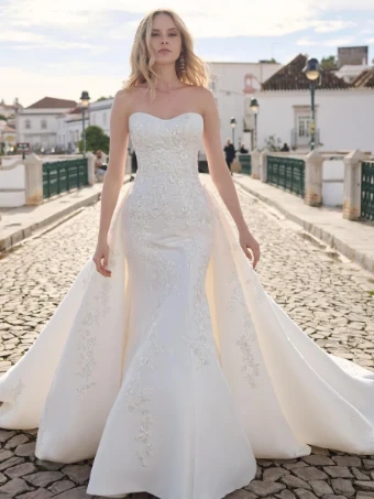 Sottero and Midgley Barcelona 23SW611A01 #0 default Ivory Silver Accent thumbnail