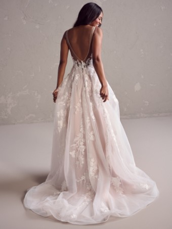 Maggie Sottero ERICA 24RB151B01 #3 Ivory (gown with Natural Illusion) thumbnail