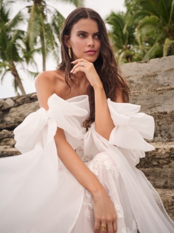 Sottero and Midgley TANICA24SB190A01 #3 Ivory/Silver Accent (gown with Ivory Illusion) thumbnail