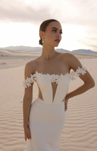 Jimme Huang Meleah HG-10171 #0 default Ivory/Nude Mesh thumbnail