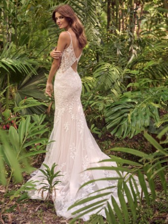 Maggie Sottero SYDNEY 24MS238A01 #4 default Ivory/Silver Accent (gown with Ivory Illusion) thumbnail