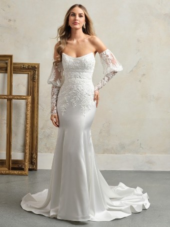 Maggie Sottero DAVIE 24RC740A01 #7 All Ivory thumbnail
