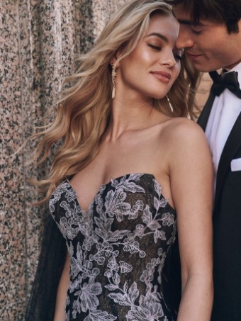 Maggie Sottero Peony 24MC777A01 #0 default Black over Nude thumbnail