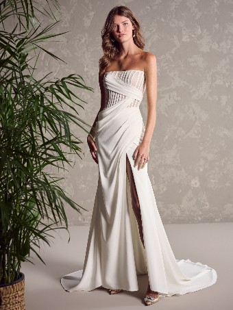 Maggie Sottero GABRIELLE 24MB230A01 #2 Ivory (gown with Natural Illusion) thumbnail