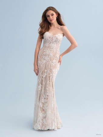 Allure Bridals D371 Aurora #2 Mocha/Champagne/Ivory/Nude thumbnail