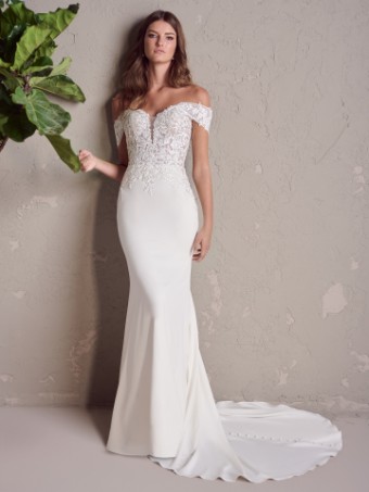 Maggie Sottero NORMA 24RS237A01 #0 default Ivory (gown with Natural Illusion) thumbnail