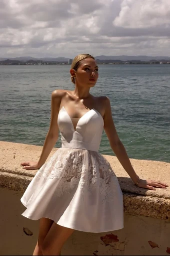 Jimme Huang Selene BG-201037 #1 Ivory/Nude thumbnail