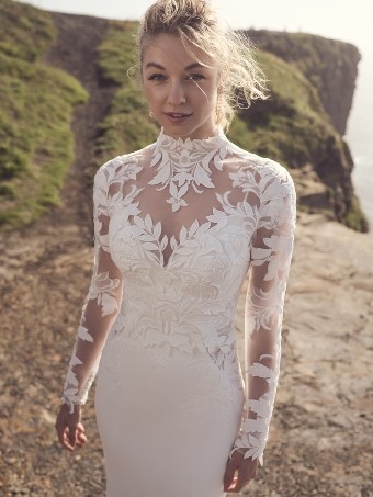Maggie Sottero Dionne 23RB079A01 #4 Ivory (gown with Natural Illusion) thumbnail