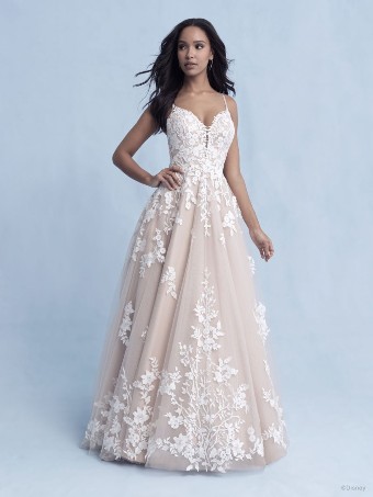 Allure Bridals D287 Snow White #0 default Mocha/Champagne/Ivory/Nude thumbnail