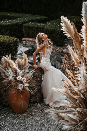 Allure Bridals E151 Nadine #5 Champagne thumbnail