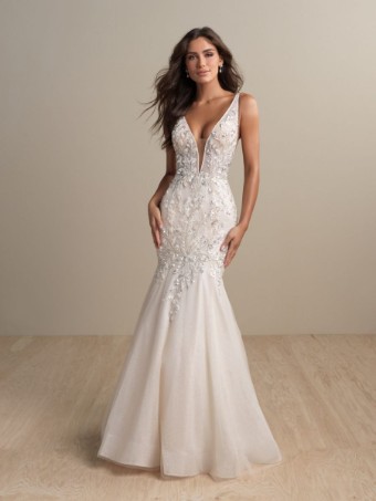 Allure Bridals E151 Nadine #3 Champagne thumbnail